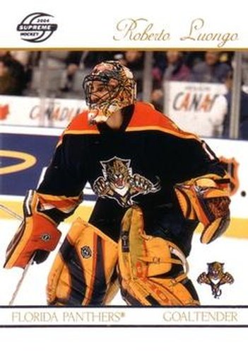#43 Roberto Luongo - Florida Panthers - 2003-04 Pacific Supreme Hockey