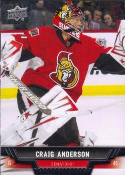 #43 Craig Anderson - Ottawa Senators - 2013-14 Upper Deck Hockey