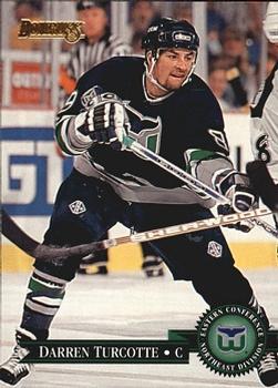 #43 Darren Turcotte - Hartford Whalers - 1995-96 Donruss Hockey