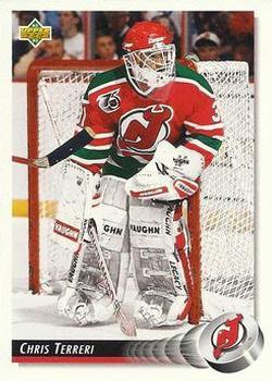 #43 Chris Terreri - New Jersey Devils - 1992-93 Upper Deck Hockey