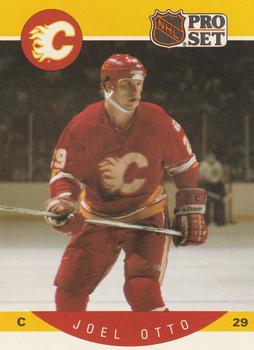 #43 Joel Otto - Calgary Flames - 1990-91 Pro Set Hockey