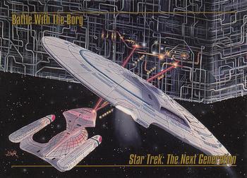 #43 Battle with the Borg - 1993 SkyBox Star Trek Master Series