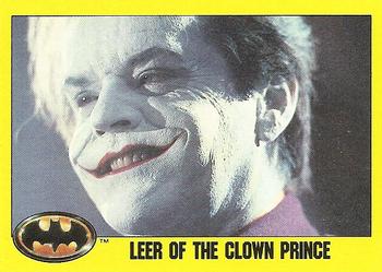 #143 Leer of the Clown Prince - 1989 Topps Batman