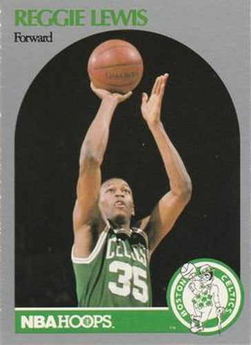 #43 Reggie Lewis - Boston Celtics - 1990-91 Hoops Basketball