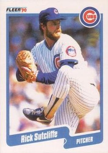 #43 Rick Sutcliffe - Chicago Cubs - 1990 Fleer USA Baseball