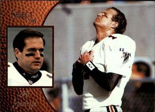 #43 Jeff George - Atlanta Falcons - 1996 Select Football
