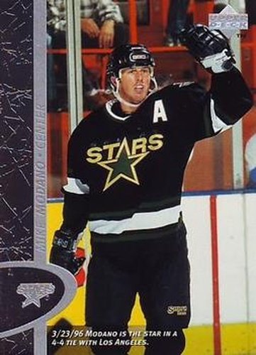 #43 Mike Modano - Dallas Stars - 1996-97 Upper Deck Hockey