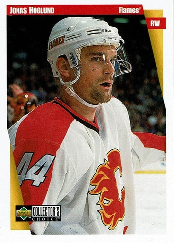 #43 Jonas Hoglund - Calgary Flames - 1997-98 Collector's Choice Hockey