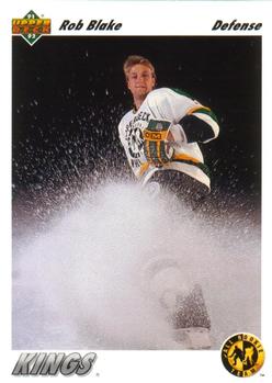 #43 Rob Blake - Los Angeles Kings - 1991-92 Upper Deck Hockey