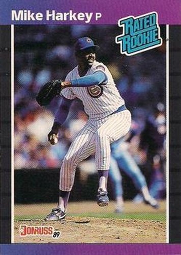 #43 Mike Harkey - Chicago Cubs - 1989 Donruss Baseball