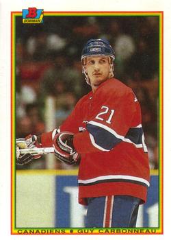 #44 Guy Carbonneau - Montreal Canadiens - 1990-91 Bowman Hockey