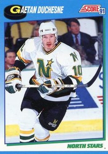 #440 Gaetan Duchesne - Minnesota North Stars - 1991-92 Score Canadian Hockey