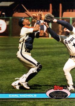 #440 Carl Nichols - Houston Astros - 1991 Stadium Club Baseball