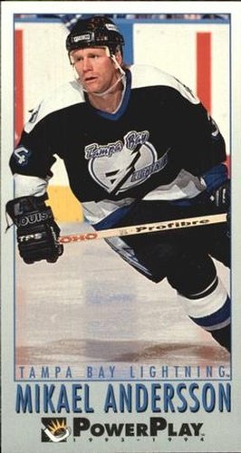 #440 Mikael Andersson - Tampa Bay Lightning - 1993-94 Fleer PowerPlay Hockey