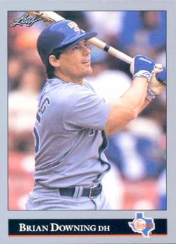 #440 Brian Downing - Texas Rangers - 1992 Leaf Baseball