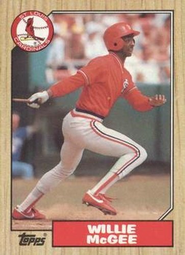 #440 Willie McGee - St. Louis Cardinals - 1987 Topps Baseball