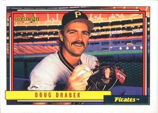 #440 Doug Drabek - Pittsburgh Pirates - 1992 O-Pee-Chee Baseball