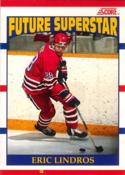 #440 Eric Lindros - Oshawa Generals - 1990-91 Score Canadian Hockey