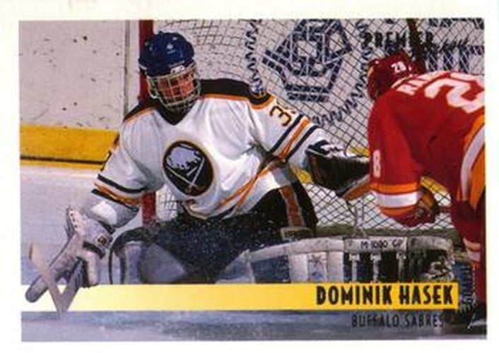 #440 Dominik Hasek - Buffalo Sabres - 1994-95 O-Pee-Chee Premier Hockey