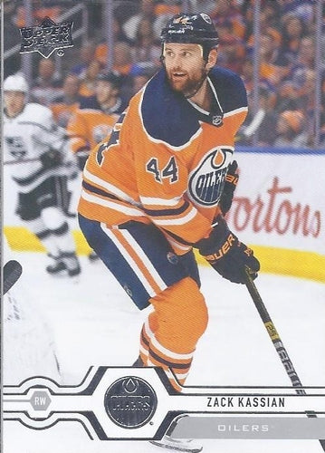 #440 Zack Kassian - Edmonton Oilers - 2019-20 Upper Deck Hockey