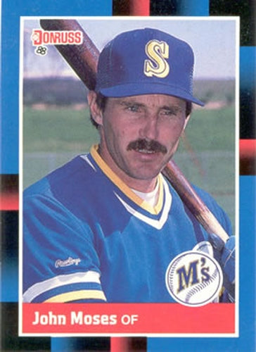 #440 John Moses - Seattle Mariners - 1988 Donruss Baseball
