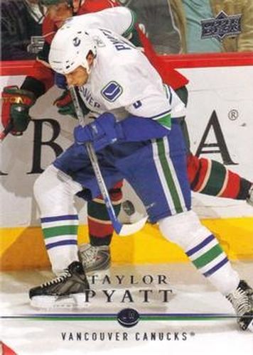 #440 Taylor Pyatt - Vancouver Canucks - 2008-09 Upper Deck Hockey