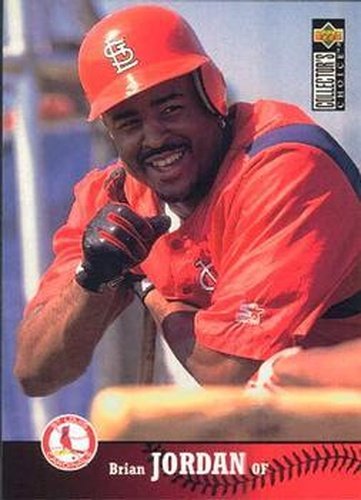 #440 Brian Jordan - St. Louis Cardinals - 1997 Collector's Choice Baseball