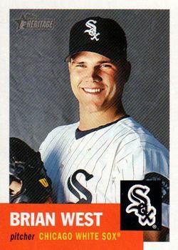 #440 Brian West - Chicago White Sox - 2002 Topps Heritage Baseball