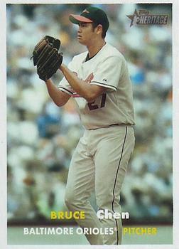 #440 Bruce Chen - Baltimore Orioles - 2006 Topps Heritage Baseball