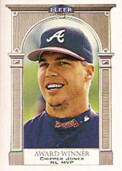 #440 Chipper Jones - Atlanta Braves - 2000 Fleer Tradition Baseball