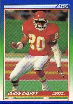 #440 Deron Cherry - Kansas City Chiefs - 1990 Score Football