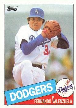 #440 Fernando Valenzuela - Los Angeles Dodgers - 1985 Topps Baseball