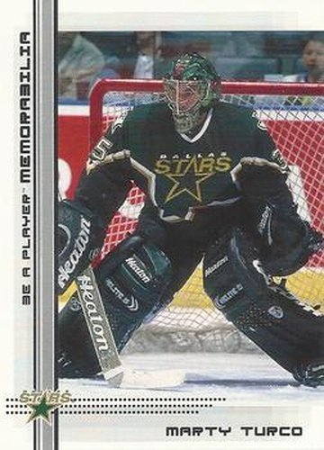 #440 Marty Turco - Dallas Stars - 2000-01 Be a Player Memorabilia Hockey