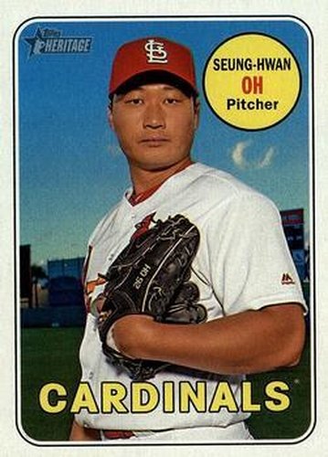 #440 Seung-Hwan Oh - St. Louis Cardinals - 2018 Topps Heritage Baseball