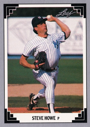 #440 Steve Howe - New York Yankees - 1991 Leaf Baseball