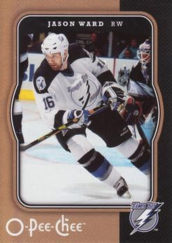 #440 Jason Ward - Tampa Bay Lightning - 2007-08 O-Pee-Chee Hockey