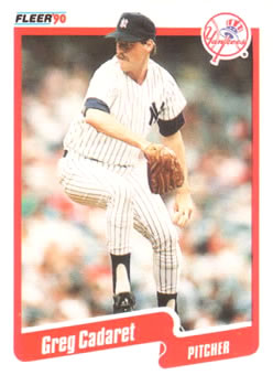 #440 Greg Cadaret - New York Yankees - 1990 Fleer USA Baseball