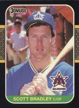 #440 Scott Bradley - Seattle Mariners - 1987 Donruss Baseball