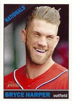 #440b Bryce Harper - Washington Nationals - 2015 Topps Heritage Baseball