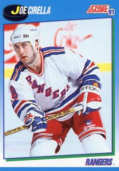 #441 Joe Cirella - New York Rangers - 1991-92 Score Canadian Hockey