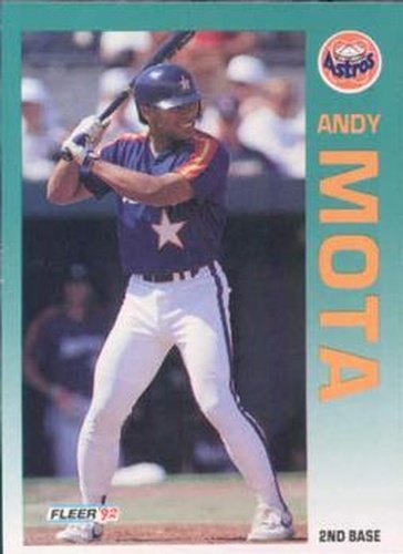 #441 Andy Mota - Houston Astros - 1992 Fleer Baseball