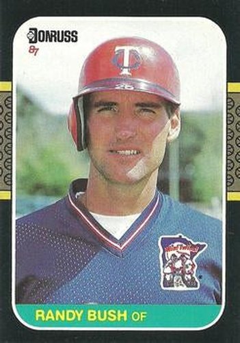 #441 Randy Bush - Minnesota Twins - 1987 Donruss Baseball