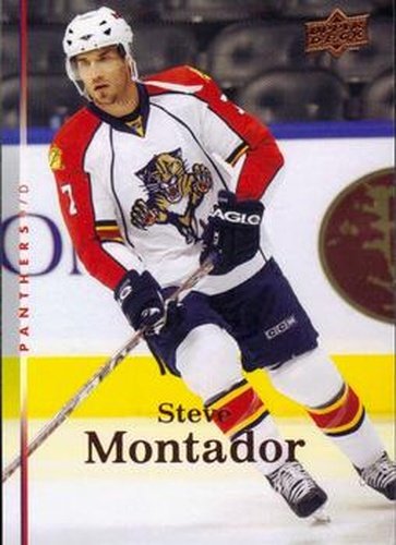 #441 Steve Montador - Florida Panthers - 2007-08 Upper Deck Hockey