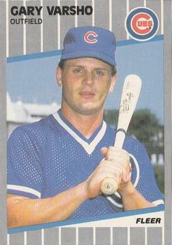 #441 Gary Varsho - Chicago Cubs - 1989 Fleer Baseball