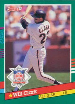 #441 Will Clark - San Francisco Giants - 1991 Donruss Baseball