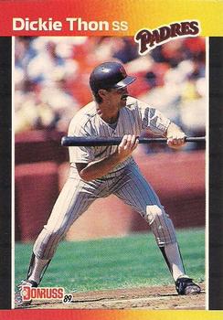 #441 Dickie Thon - San Diego Padres - 1989 Donruss Baseball