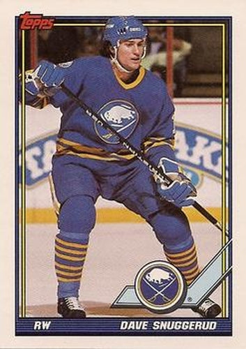 #441 Dave Snuggerud - Buffalo Sabres - 1991-92 Topps Hockey