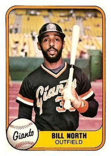 #441 Bill North - San Francisco Giants - 1981 Fleer Baseball