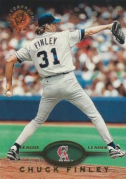 #441 Chuck Finley - California Angels - 1995 Stadium Club Baseball
