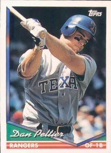 #441 Dan Peltier - Texas Rangers - 1994 Topps Baseball